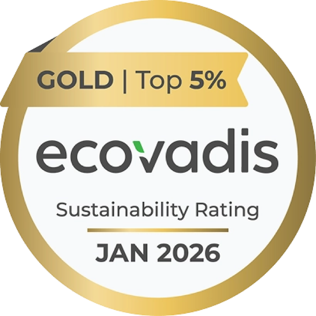 Voorbeeld van Gouden medaille Ecovadis